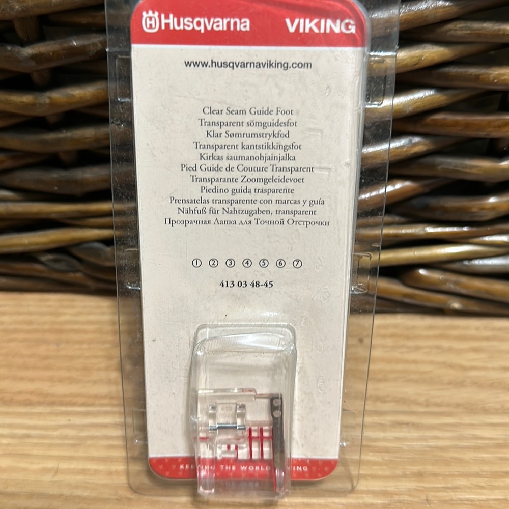Clear Seam Guide Foot
